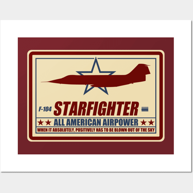 F-104 Starfighter Wall Art by TCP